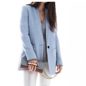 INTERMIX Soft Blue Women's Blazer